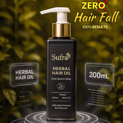 Sufra Herbal Hair Oil Zero Hair Fall 100% Results 200 ML
